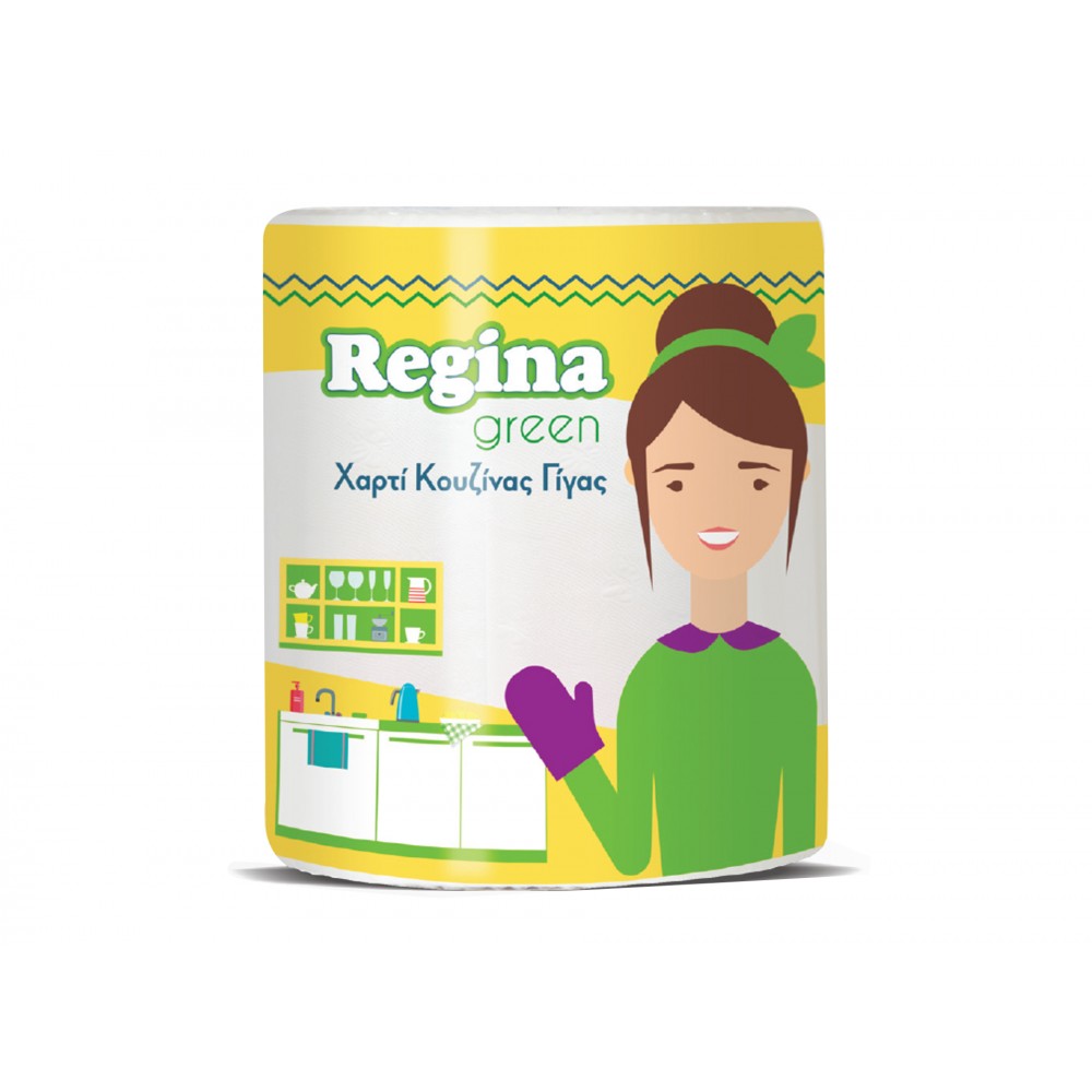 Regina green Χαρτί κουζίνας Γίγας 2Φ 316gr