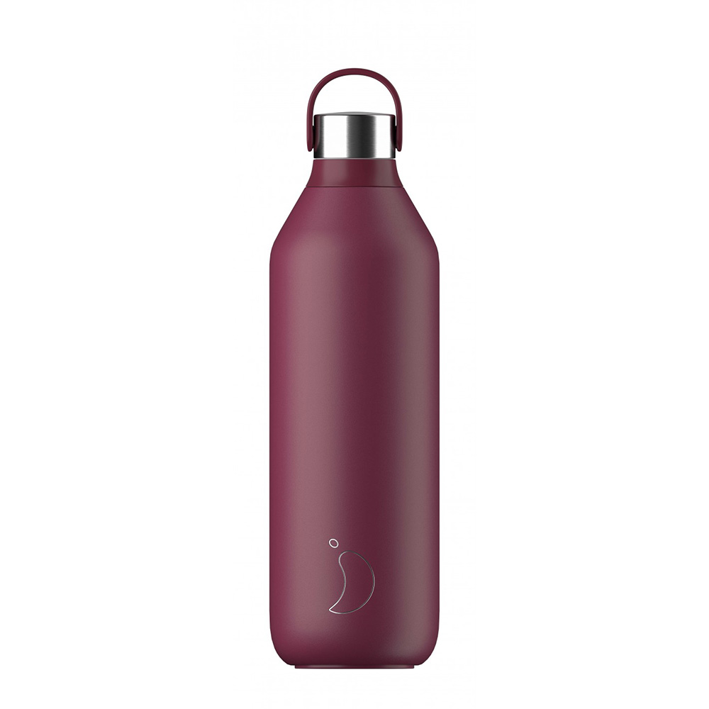 Chilly's Ανοξείδωτο Θερμός Series 2 Plum Red 1L