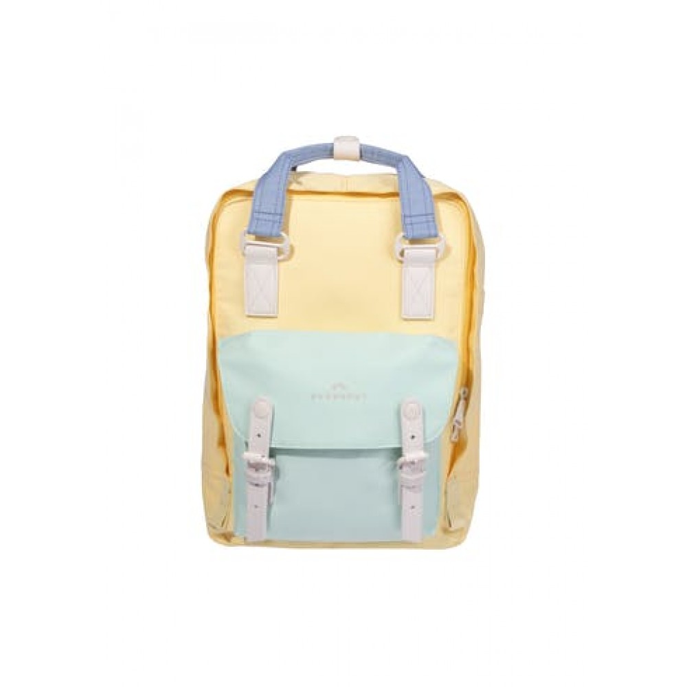 Doughnut Macaroon Monet Series Buttery x Light Aqua - Backpack - 27cm x 13cm x 38cm / 16L