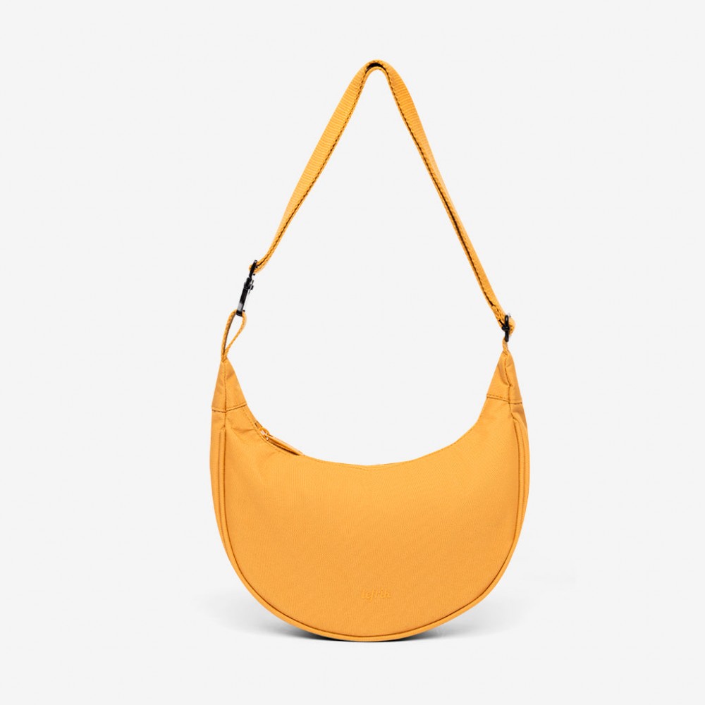 Lefrik - Τσάντα Χιαστί Lua Bag Mustard - 21 x 18.3 x 5.5 cm / 1.5L