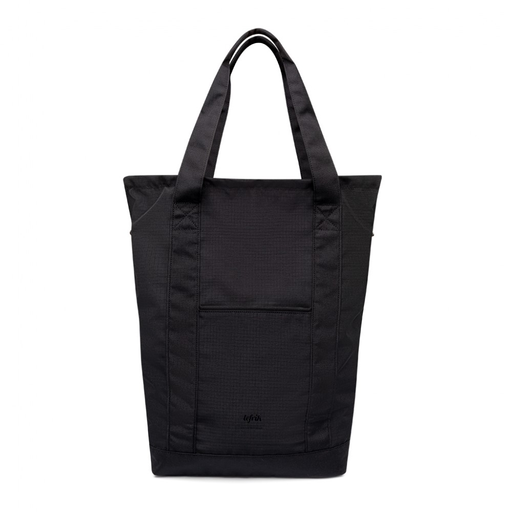 Lefrik - Roots Tote Bag Maxi - Black - 40 x 43 x 14 cm / 17L