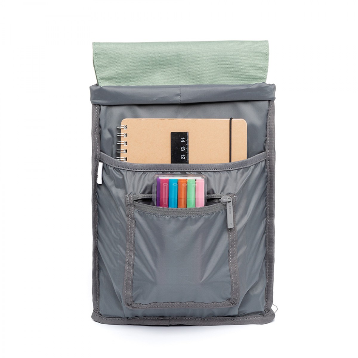 Lefrik - Backpack Scout Mini New Sage - 22 x 30 x 13 cm / 8 L