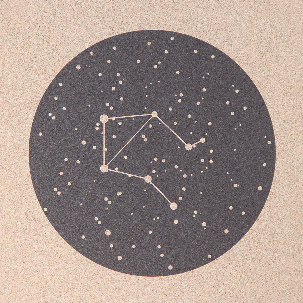 Miss Wood - Χάρτης Ζωδίων - L Ταύρος - Ποσειδώνας -  60 x 45 × 0,4 cm