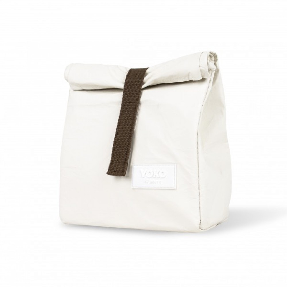 Yoko Design Μονωμένη Τσάντα Για Δοχείο Φαγητού - Λευκή - 28cm x 20cm x 11cm 