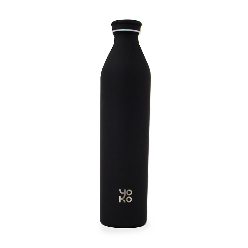 Yoko Design Ισοθερμικό Μπουκάλι Μαύρο Matte 1000ml