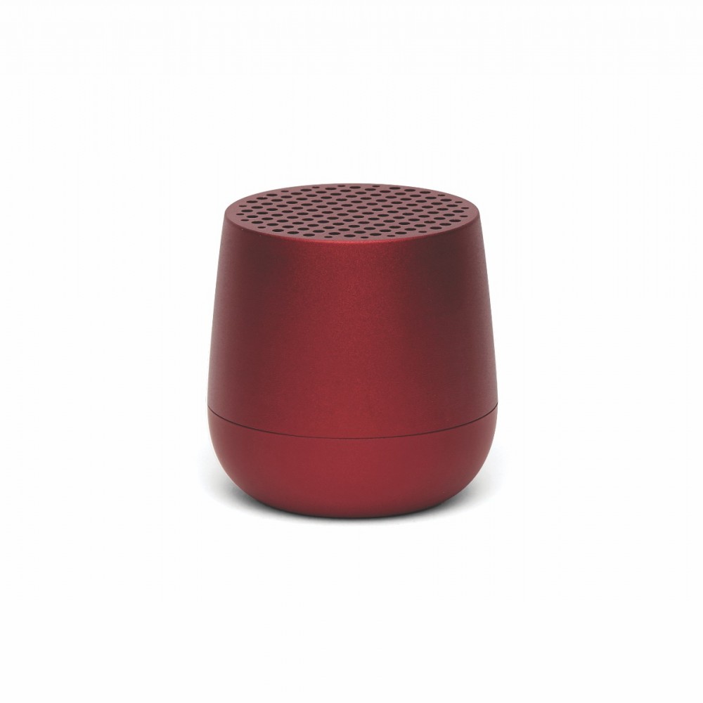 Portable Bluetooth® Ηχείο Ασύρματης Φόρτισης LEXON 3W Mino & Alu  - Κόκκινο Σκούρο