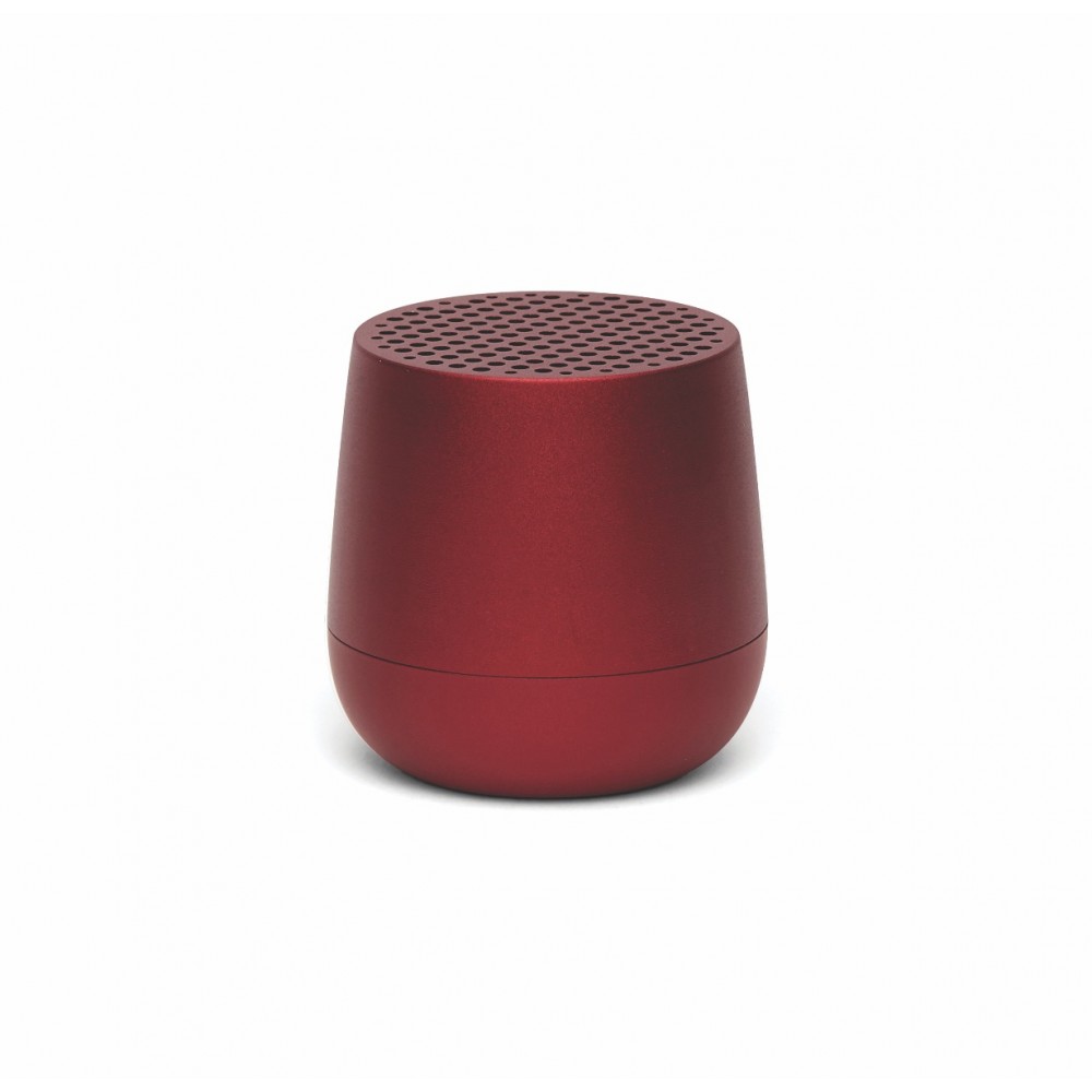 Portable Bluetooth® Ηχείο Ασύρματης Φόρτισης LEXON 3W Mino & Alu  - Κόκκινο Σκούρο