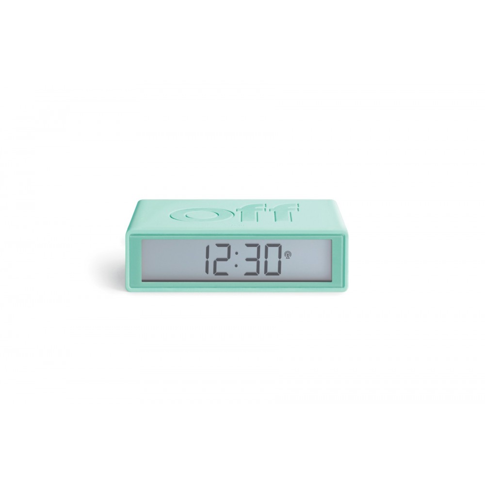 Αναστρέψιμο Ξυπνητήρι με οθόνη LCD  FLIP + Travel - Πράσινο Μέντας
