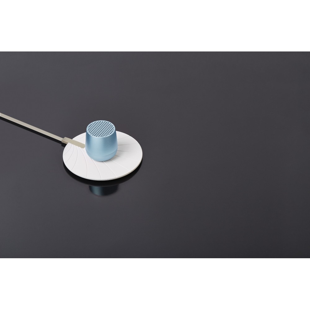 Portable Bluetooth® Ηχείο Ασύρματης Φόρτισης LEXON 3W Mino & Alu - Γαλάζιο