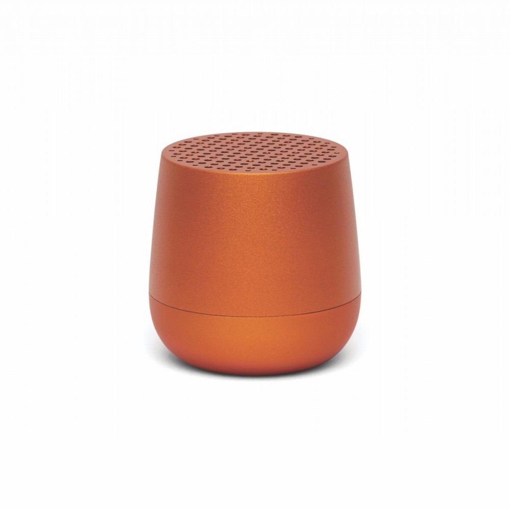 Portable Bluetooth® Ηχείο Ασύρματης Φόρτισης LEXON 3W Mino & Alu - Πορτοκαλί