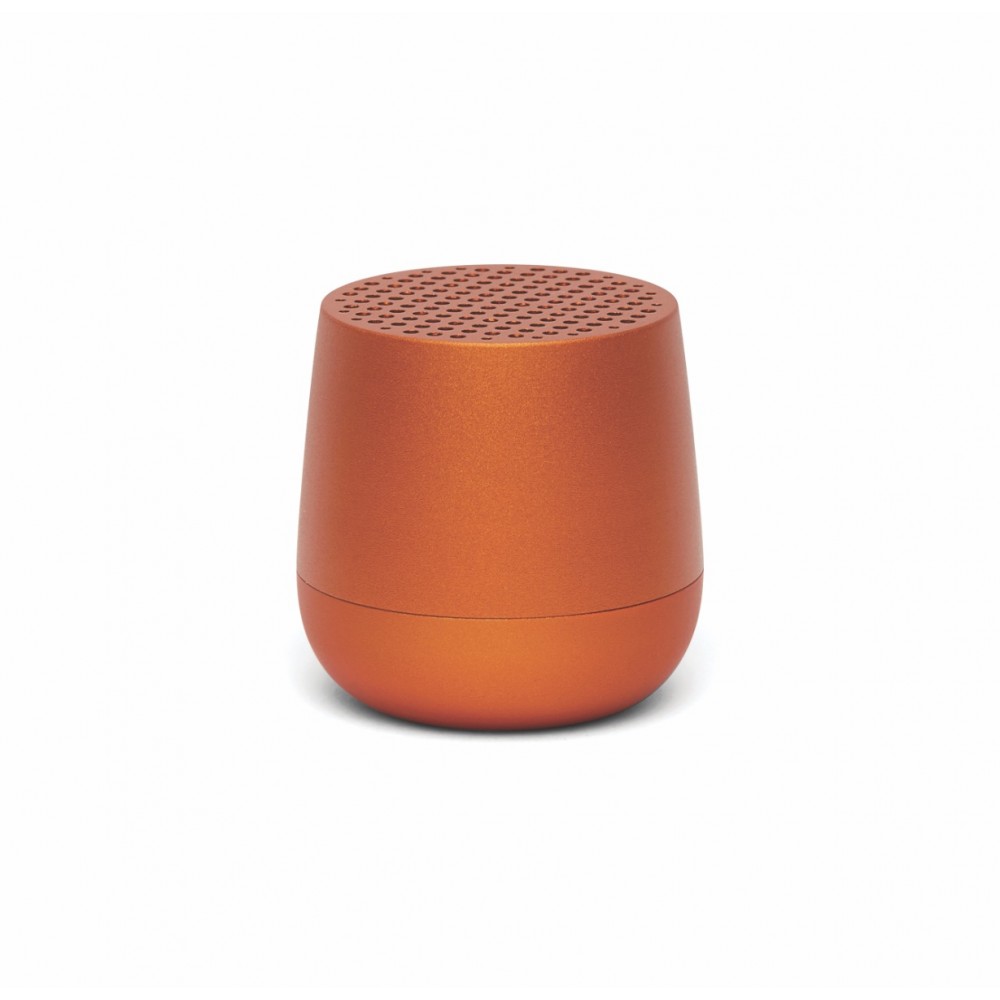 Portable Bluetooth® Ηχείο Ασύρματης Φόρτισης LEXON 3W Mino & Alu - Πορτοκαλί