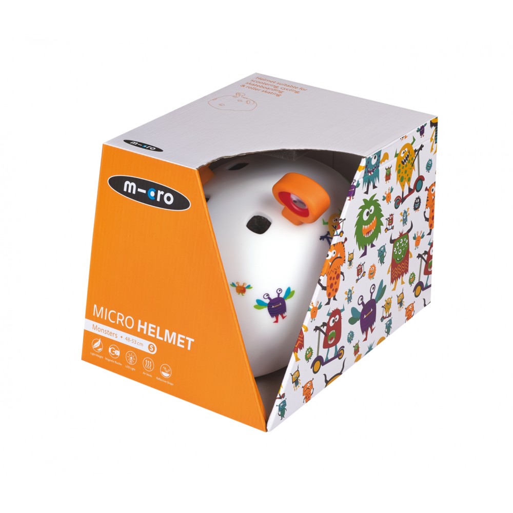 Κράνος Micro 3D Monsters - Συσκευασία Δώρου Medium (52 - 56cm)