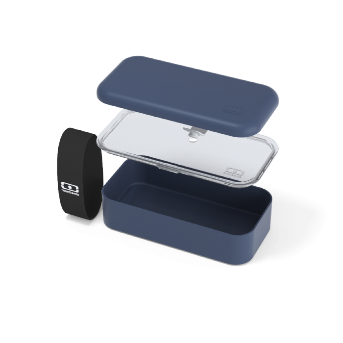 500ml Δοχείο Φαγητού Monbento MB Original Single (PP) Made in France - Natural Blue