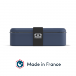 500ml Δοχείο Φαγητού Monbento MB Original Single (PP) Made in France - Natural Blue