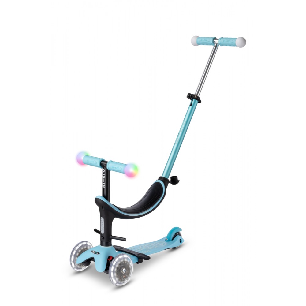 Πατίνι Micro Mini2Grow Deluxe Magic LED - Γαλάζιο