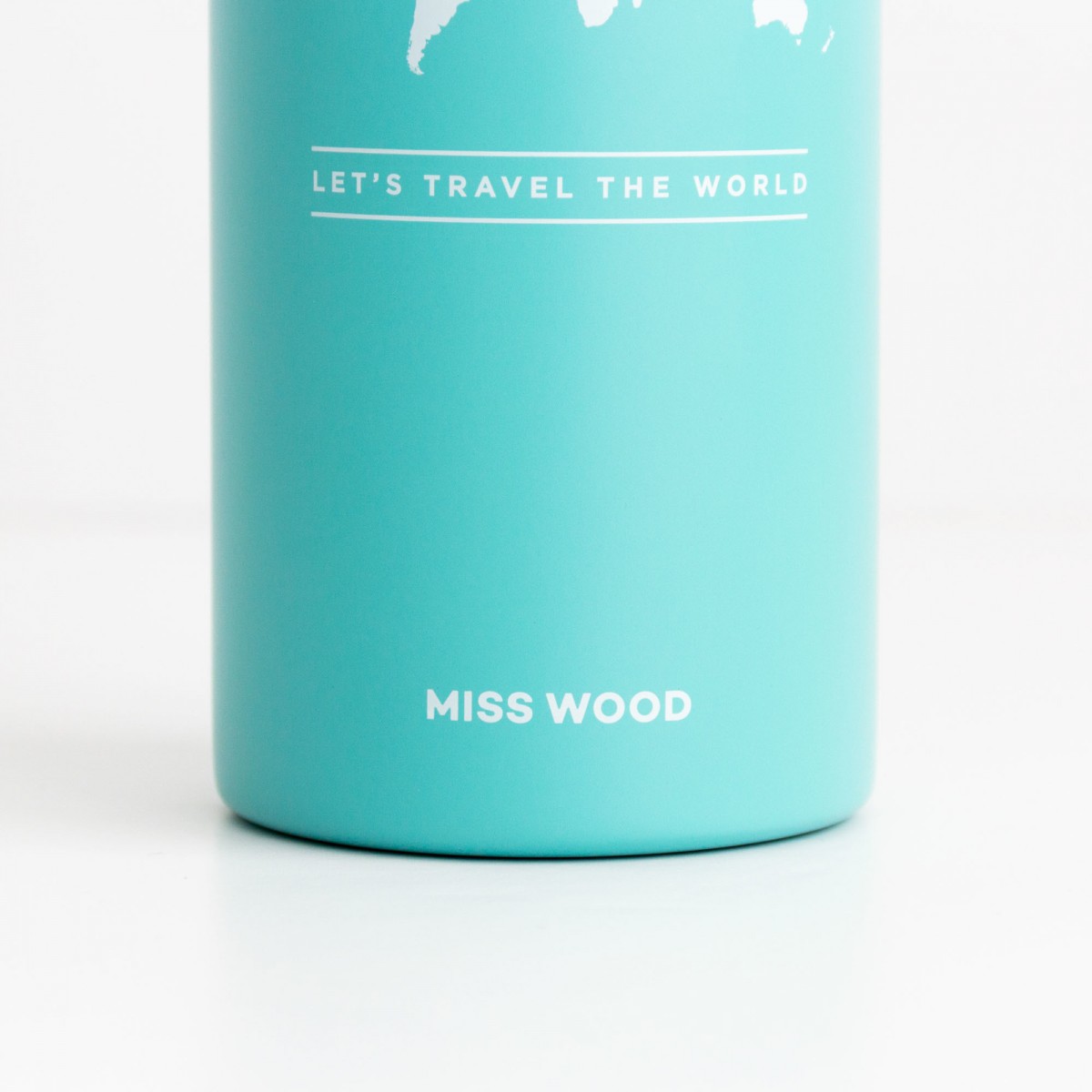 Woody Μπουκάλι Θερμός Miss Wood 500ml - Τιρκουάζ