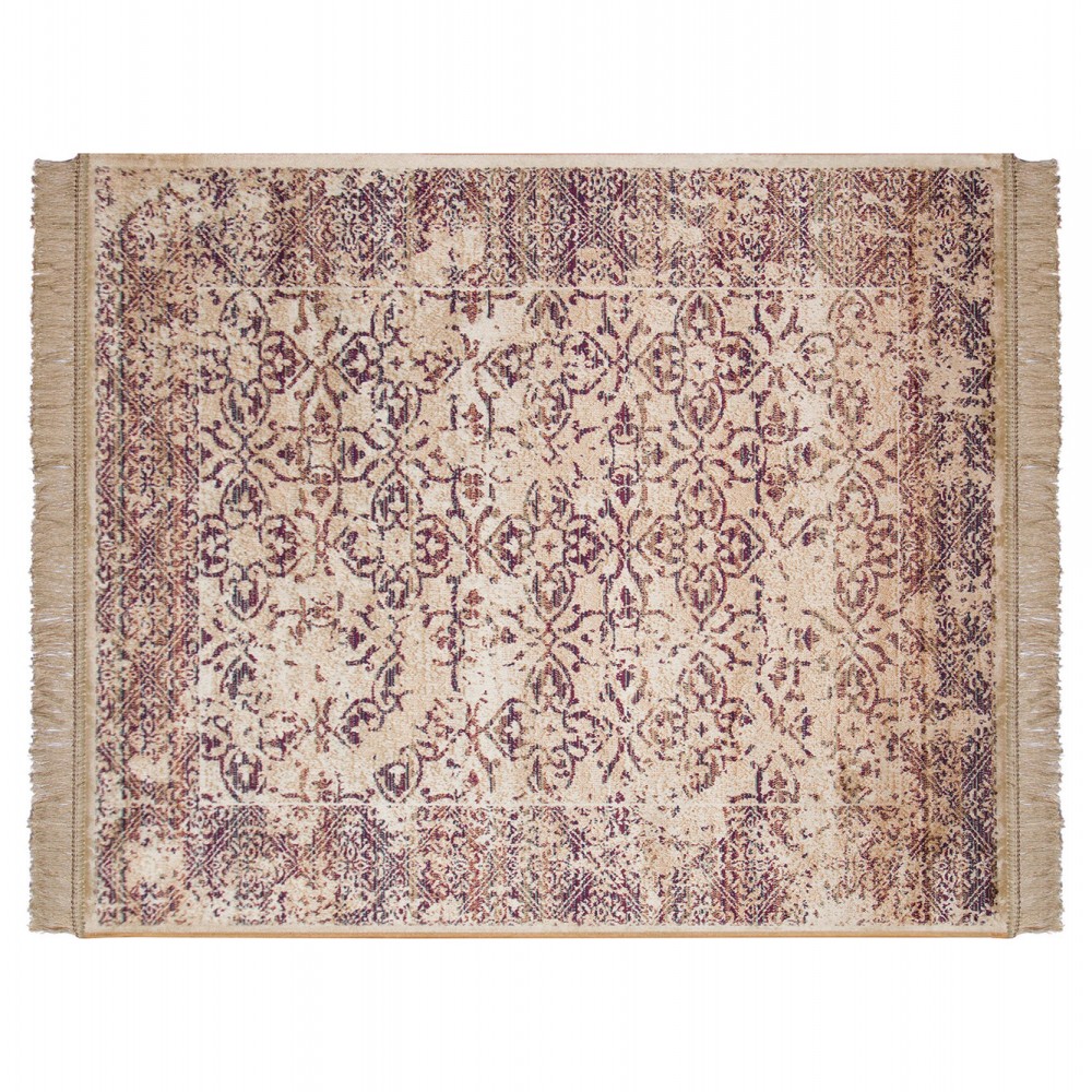 Contento Matteo Σουπλά Βινυλίου 40x30 Vintage Persian Faded - Καφέ