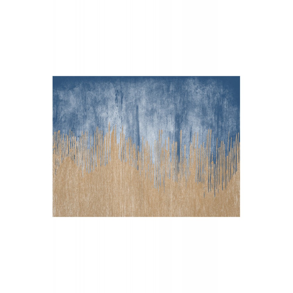 Contento Matteo Σουπλά Βινυλίου 40x30 Abstract Paint - Χρυσό-Μπλε Ανοιχτό
