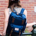 Doughnut Macaroon Mini - Navy - Backpack