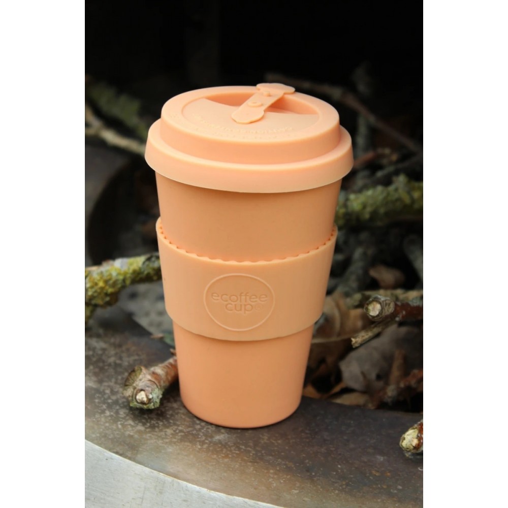 Ecoffee Bamboo Cup With Lid - Catalina Happy Hour - 400ml