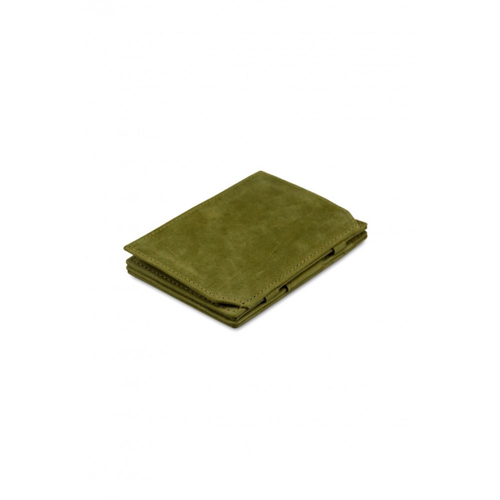 Garzini Essenziale Coin Pocket Πορτοφόλι - Vintage - Πράσινο (Olive Green)