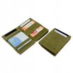 Garzini Essenziale Coin Pocket Πορτοφόλι - Vintage - Πράσινο (Olive Green)