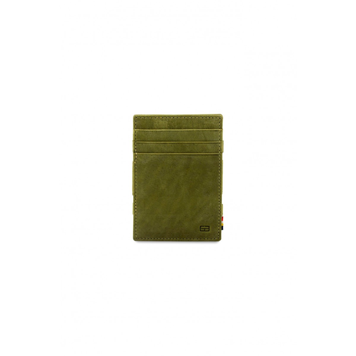 Garzini Essenziale Coin Pocket Πορτοφόλι - Vintage - Πράσινο (Olive Green)