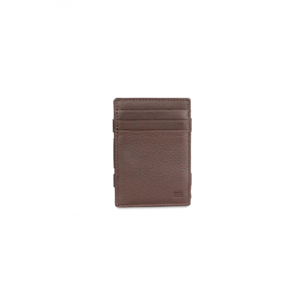 Garzini Essenziale Coin Pocket Πορτοφόλι - Nappa - Καφέ Σοκολατί (Chocolate Brown)