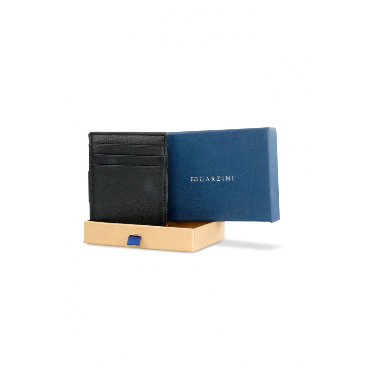 Garzini Magistrale Wallet - Nappa - Μαύρο (Raven Black)