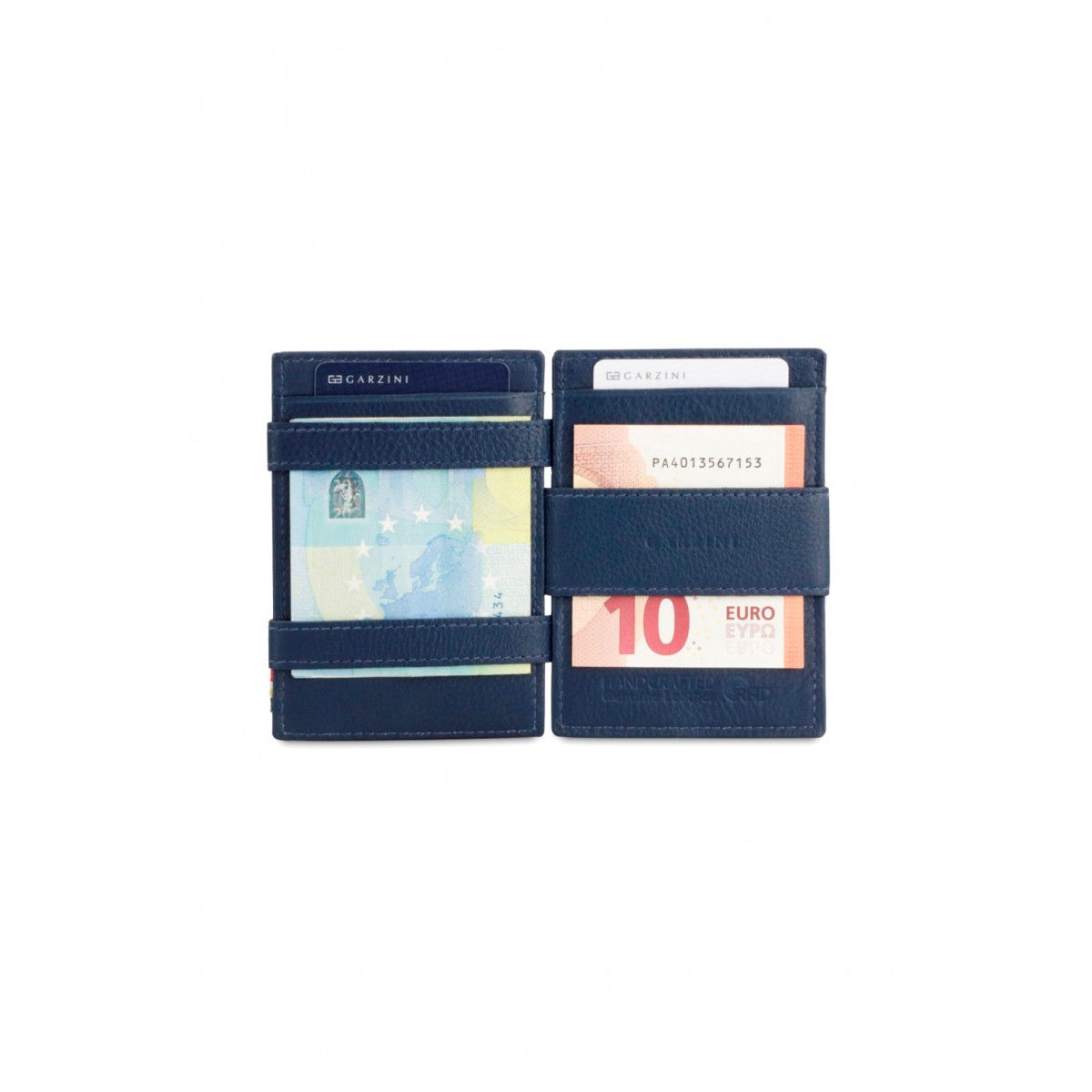 Garzini Magistrale Wallet - Nappa - Μπλε (Navy Blue)