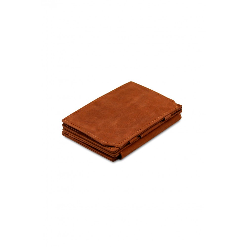 Garzini Magistrale Coin Wallet - Vintage - Καφέ Σκούρο (Java Brown)