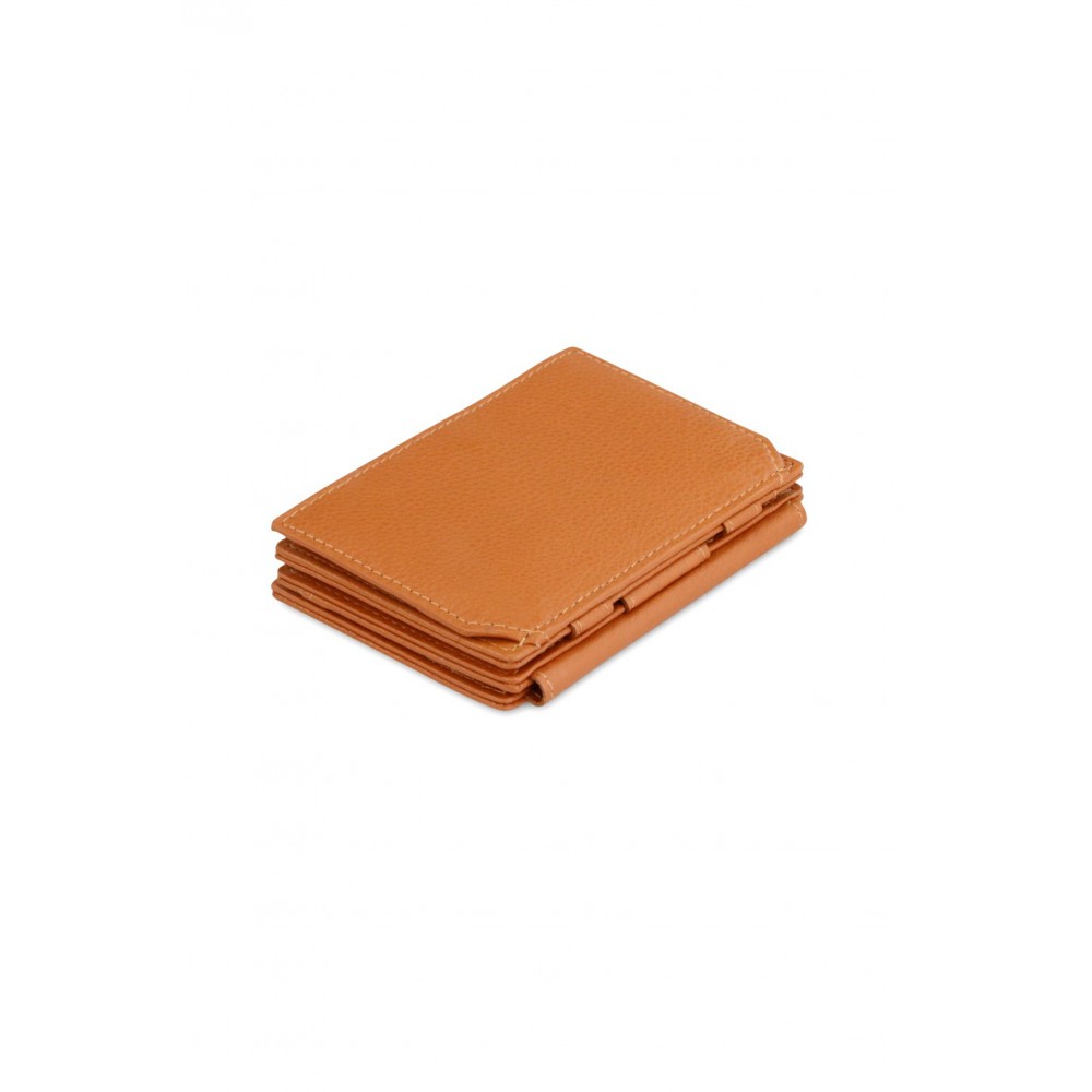 Garzini Magistrale Coin Wallet - Nappa - Καφέ Κονιάκ (Cognac Brown)