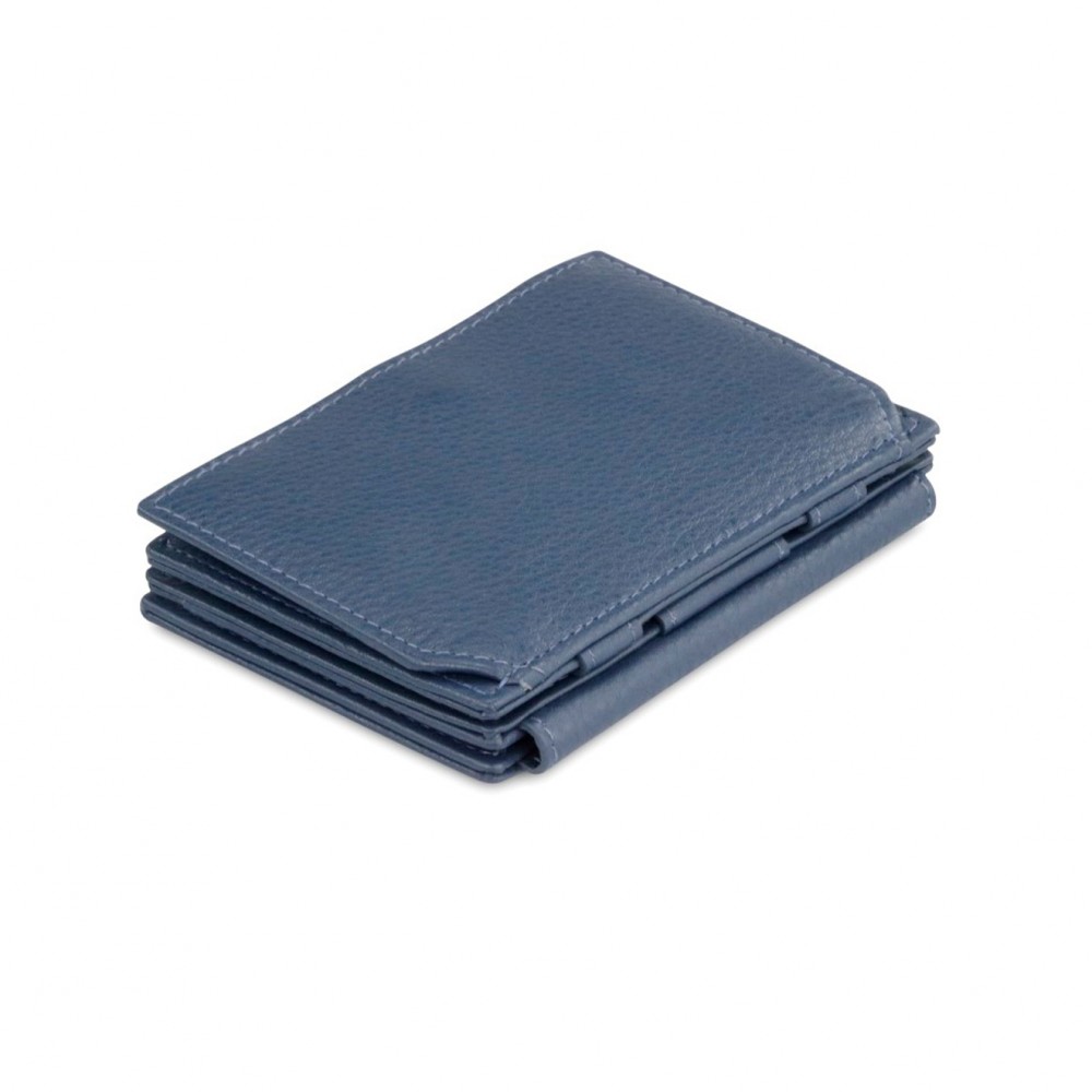 Garzini Magistrale Coin Wallet - Nappa - Μπλε (Navy Blue)