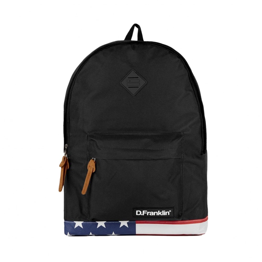 D. Franklin Backpack - U.S. Flag - Μαύρο