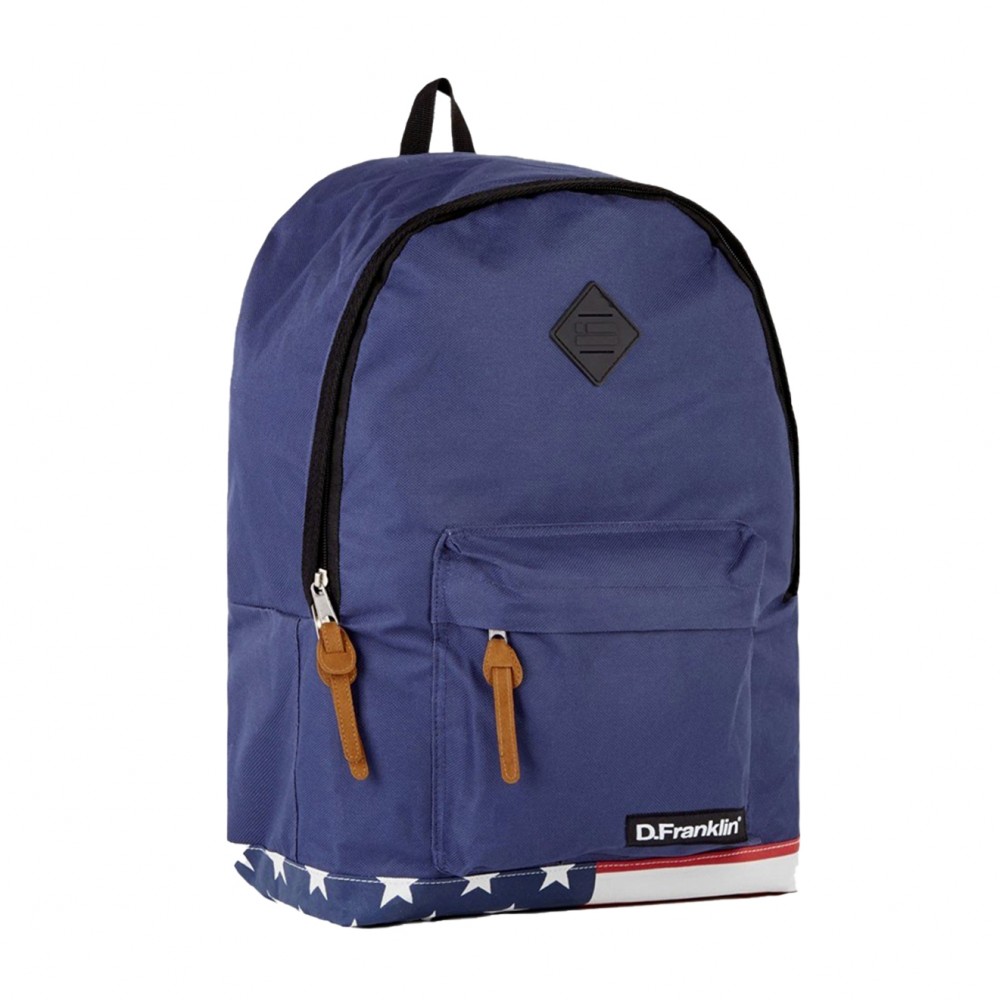 D. Franklin Backpack - U.S. Flag - Μπλε