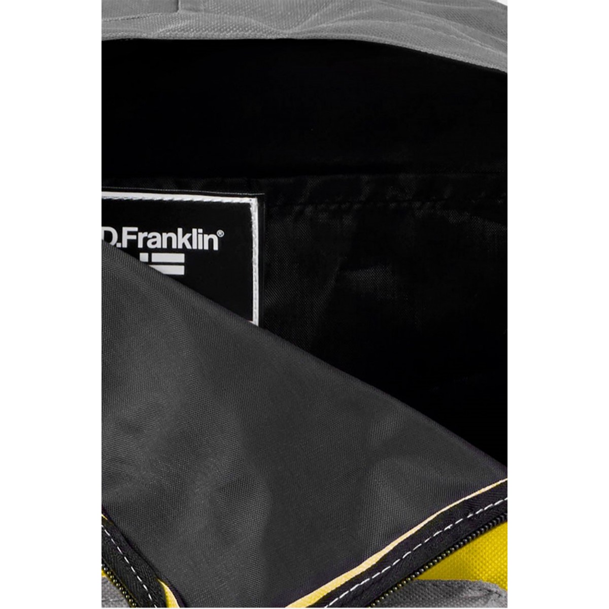 D. Franklin Backpack - Frank - Γκρι/Κίτρινο