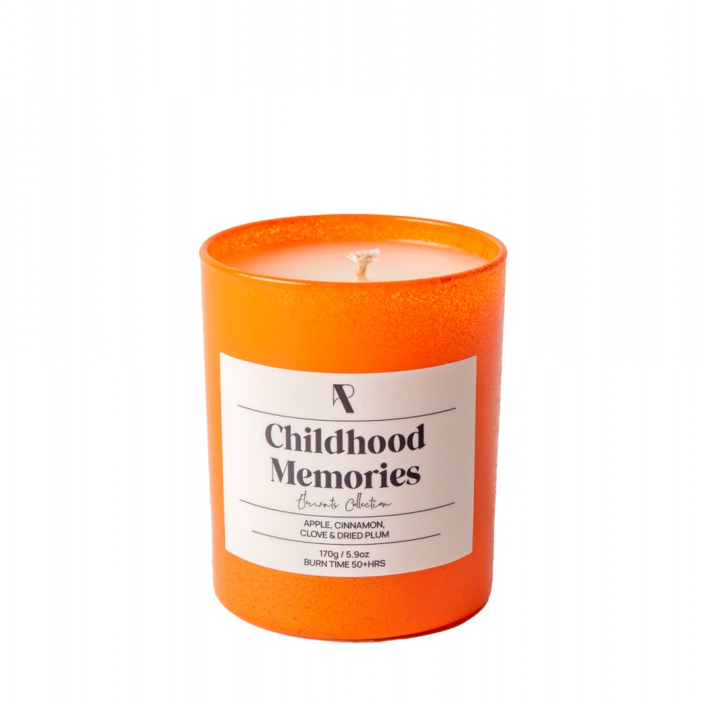 Εlements Collection: Childhood Memories - 170g - Αρωματικό Κερί σε χρωματιστό ποτήρι