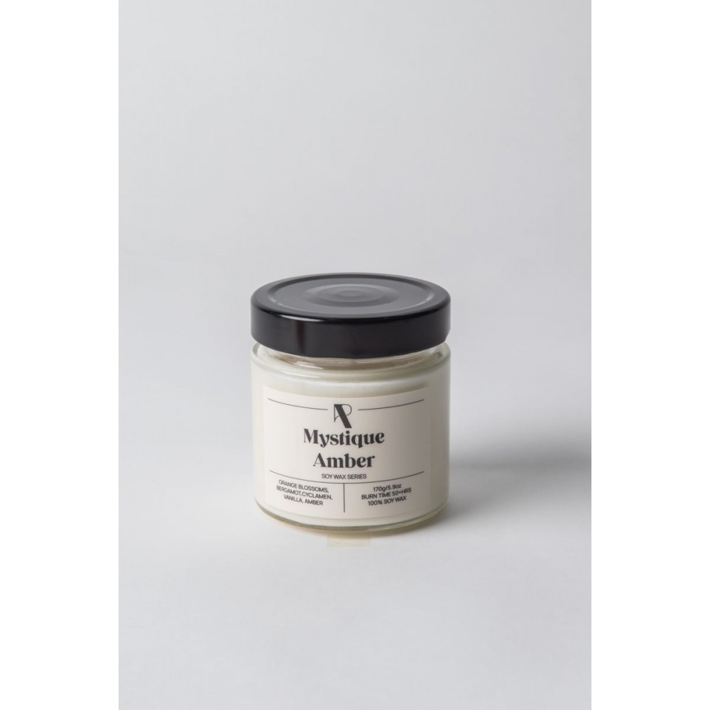 Soy Wax Series: Mystique Amber - 170g - Φυτικό Κερί Σόγιας σε βάζο