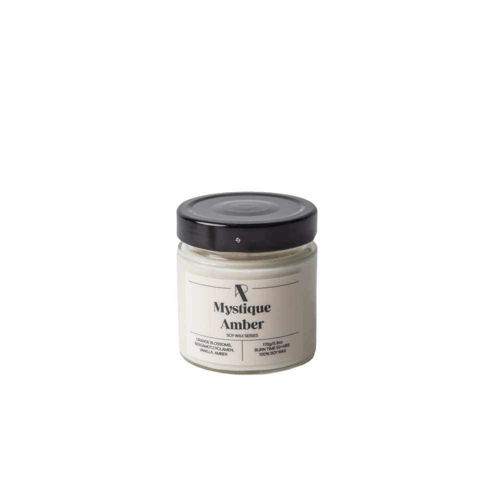 Soy Wax Series: Mystique Amber - 170g - Φυτικό Κερί Σόγιας σε βάζο