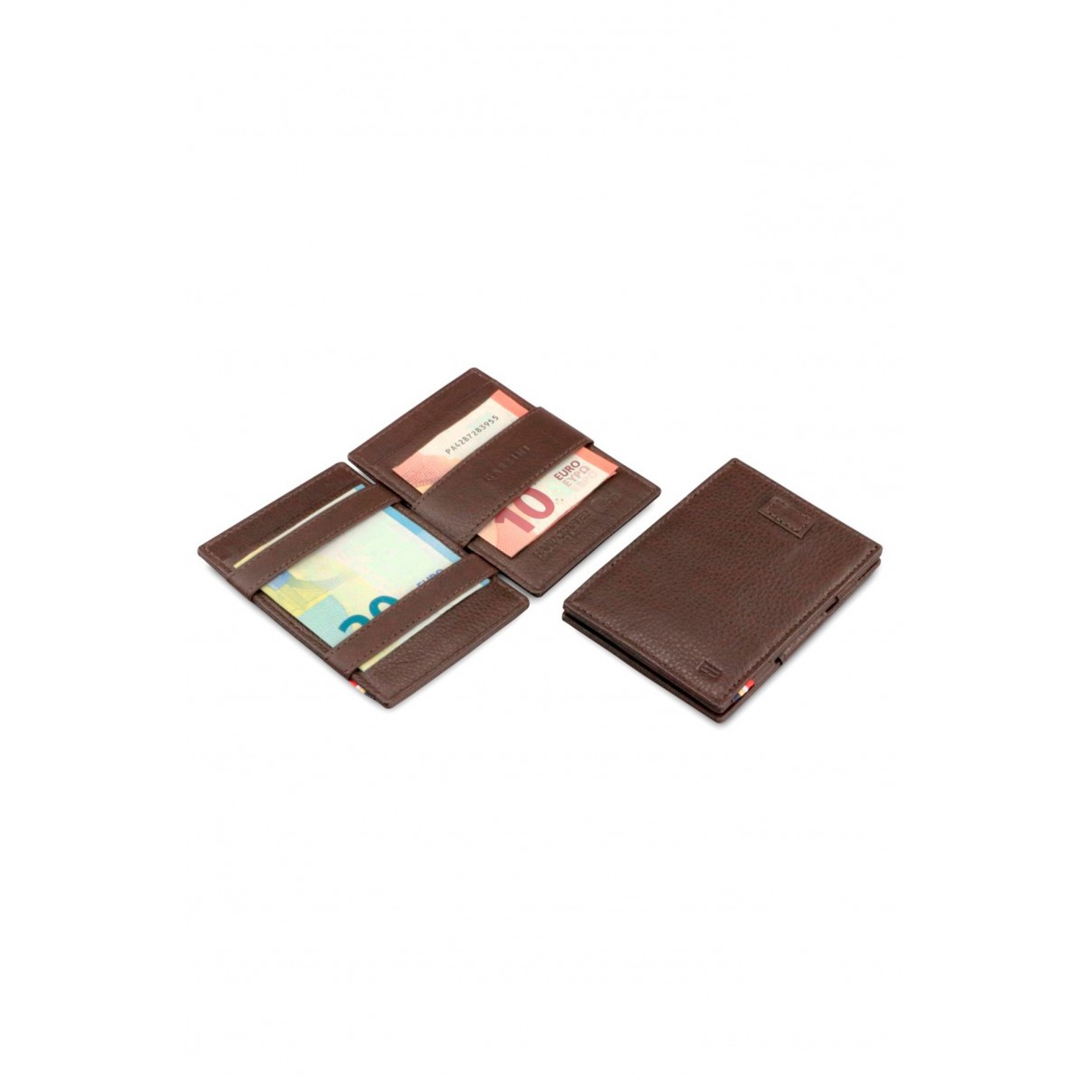 Garzini Cavare Wallet - Nappa - Καφέ Σοκολατί (Chocolate Brown)