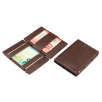 Garzini Cavare Wallet - Nappa - Καφέ Σοκολατί (Chocolate Brown)