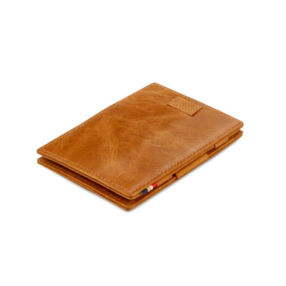 Garzini Cavare Wallet - Brushed - Καφέ Κονιακ (Cognac Brown)