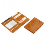 Garzini Cavare Wallet - Brushed - Καφέ Κονιακ (Cognac Brown)