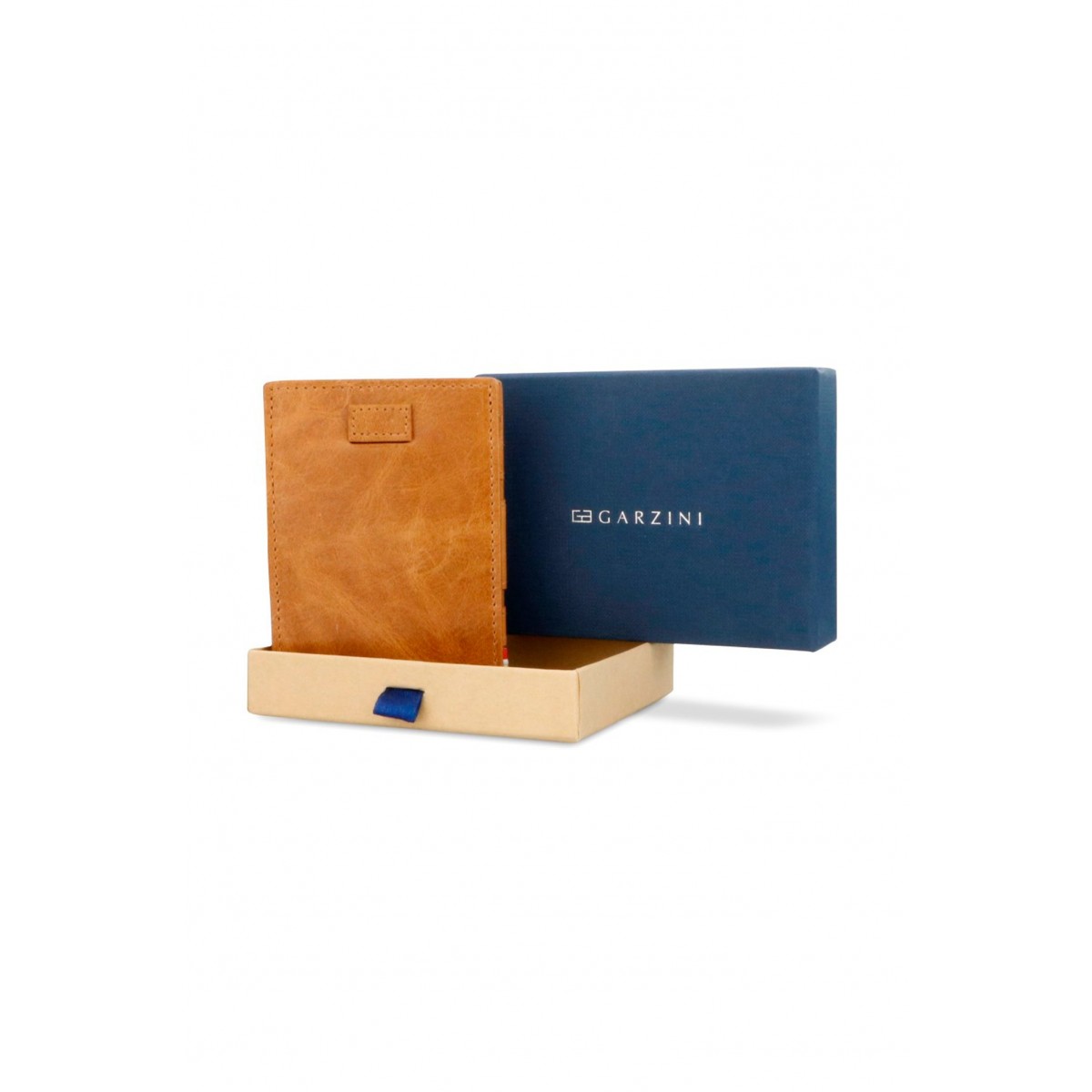 Garzini Cavare Wallet - Brushed - Καφέ Κονιακ (Cognac Brown)