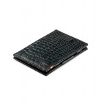 Garzini Cavare Wallet - Croco - Μαύρο (Black)