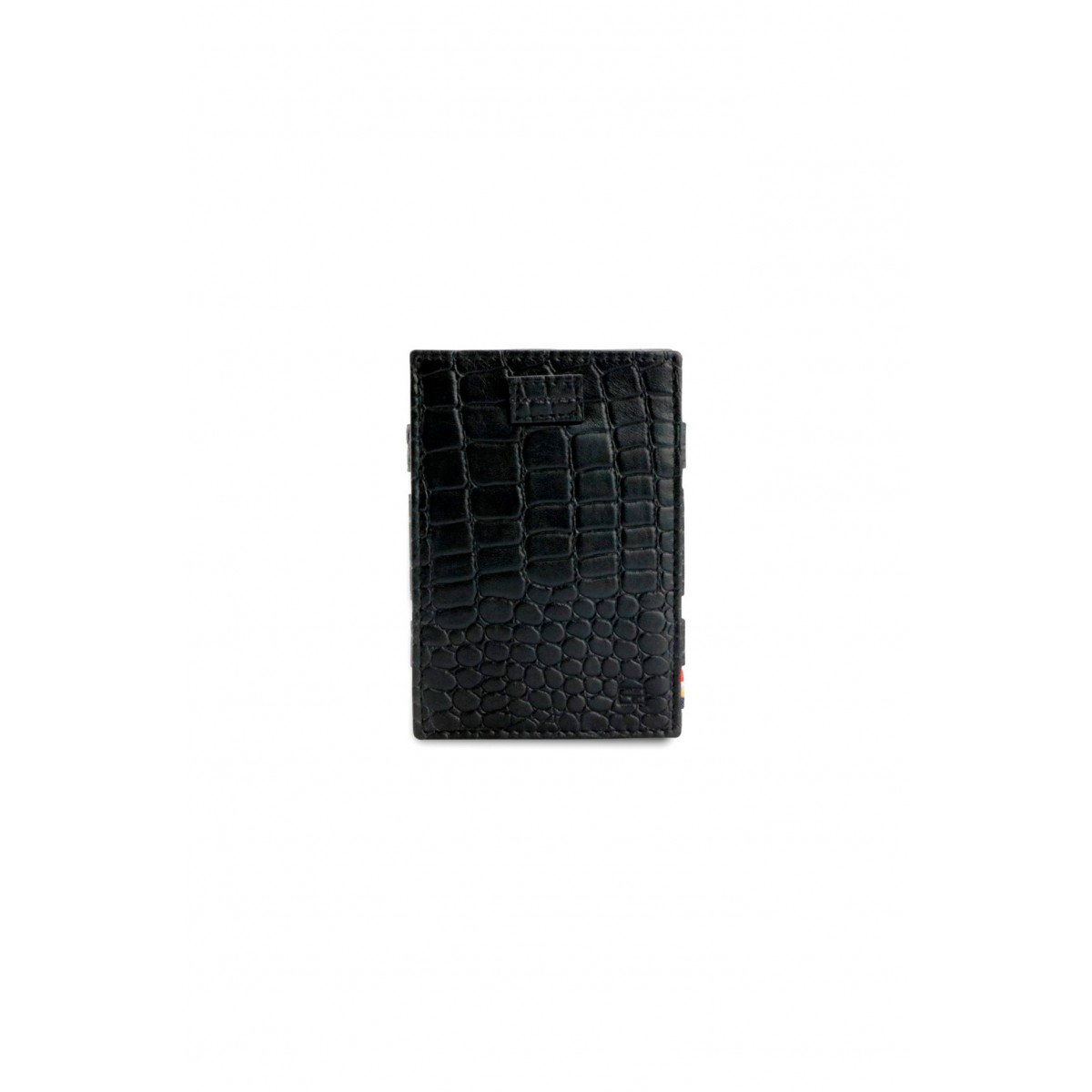 Garzini Cavare Wallet - Croco - Μαύρο (Black)