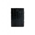 Garzini Cavare Wallet - Croco - Μαύρο (Black)