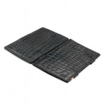 Garzini Cavare Wallet - Croco - Μαύρο (Black)