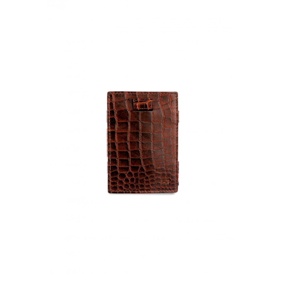 Garzini Cavare Wallet - Croco - Καφέ (Brown)