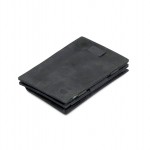 Garzini Cavare Coin Pocket Wallet - Vintage - Μαύρο 'Ανθρακα (Carbon Black)